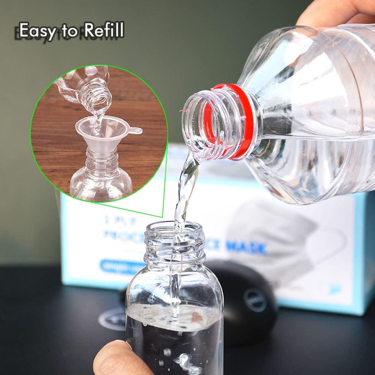 Botellas de Spray KwoKmarK 100ml Transparentes Reutilizables - 4 Pack