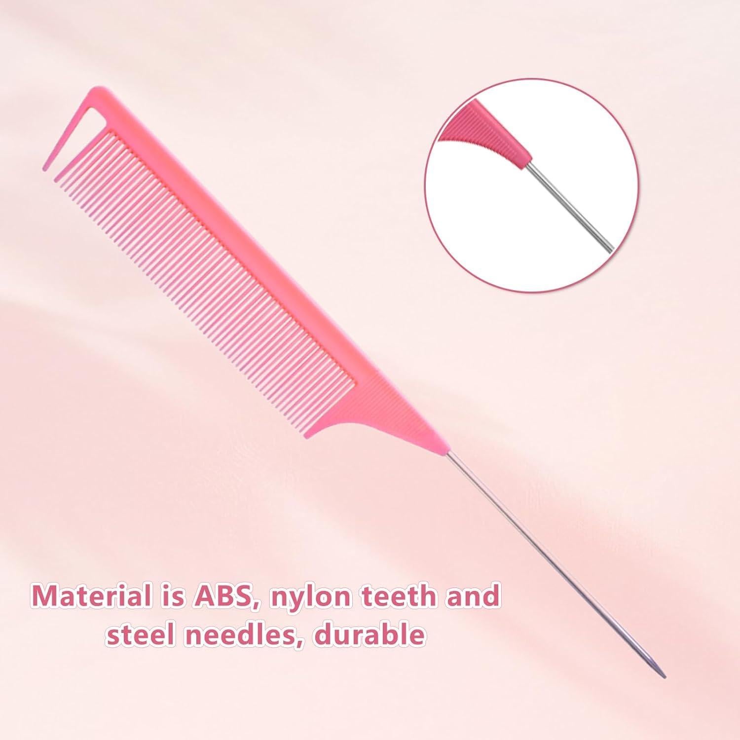 Set de 3 Cepillos para Cabello HN - Control de Bordes Rosa