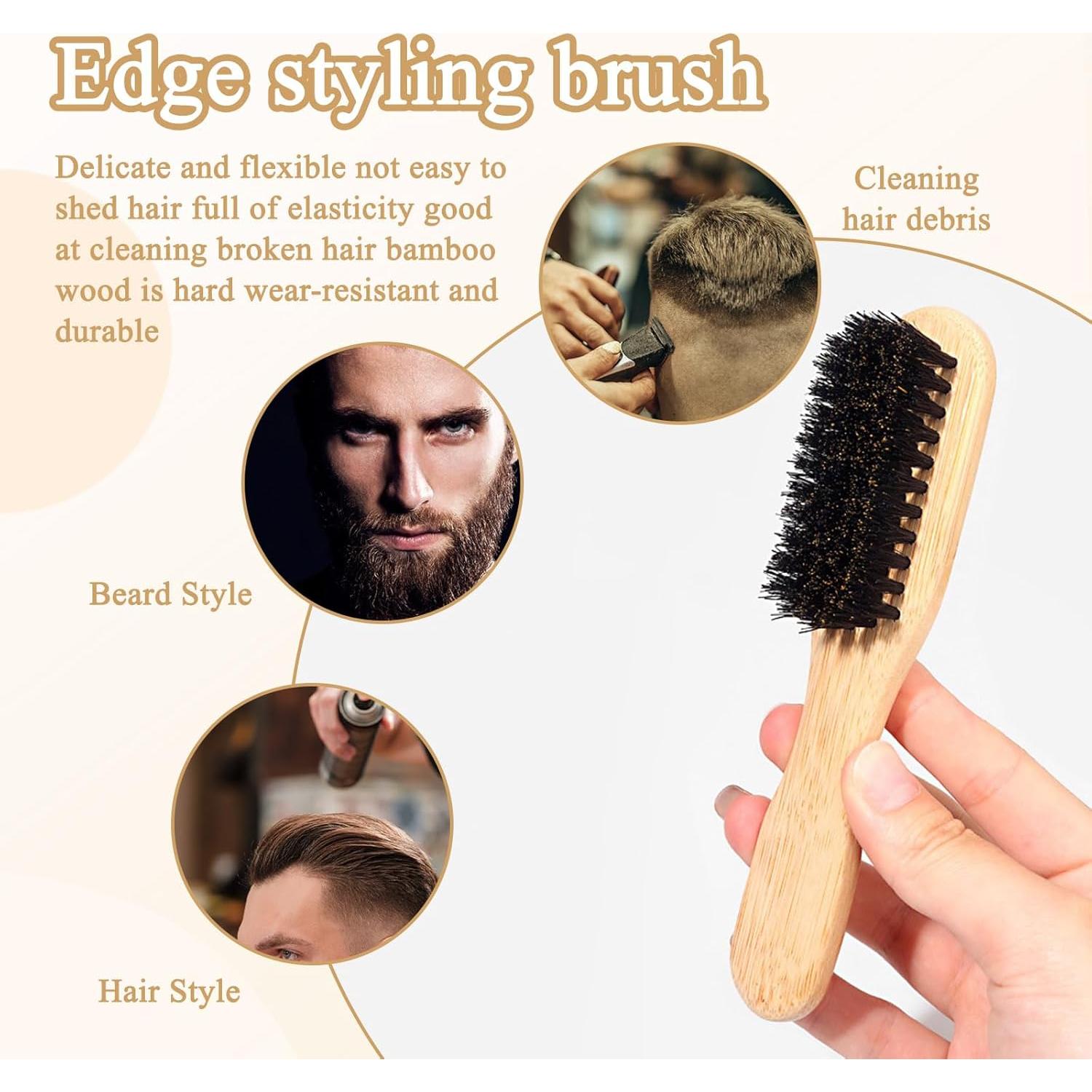 Set de Cepillos Slick Back Xorim - 2 Piezas, Bambú, Suaves