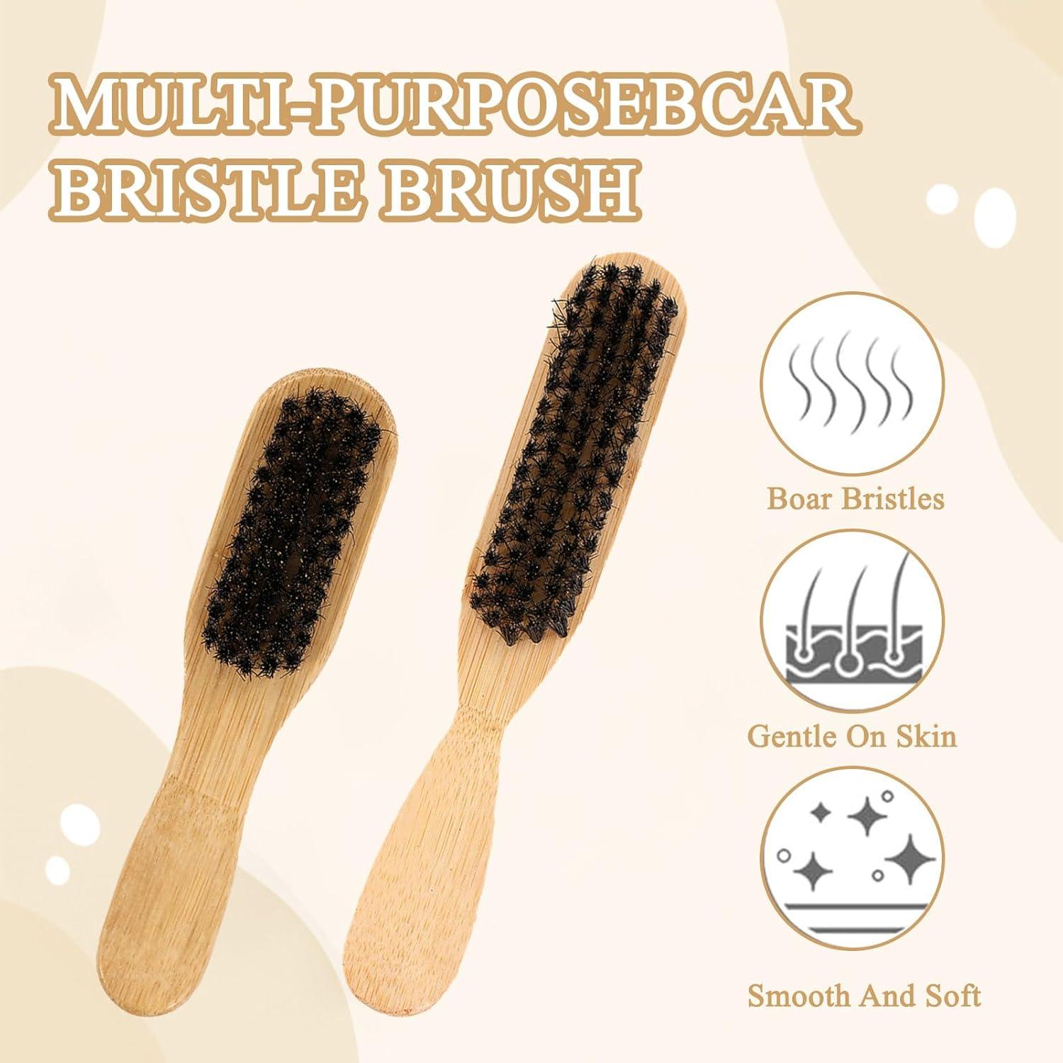 Set de Cepillos Slick Back Xorim - 2 Piezas, Bambú, Suaves