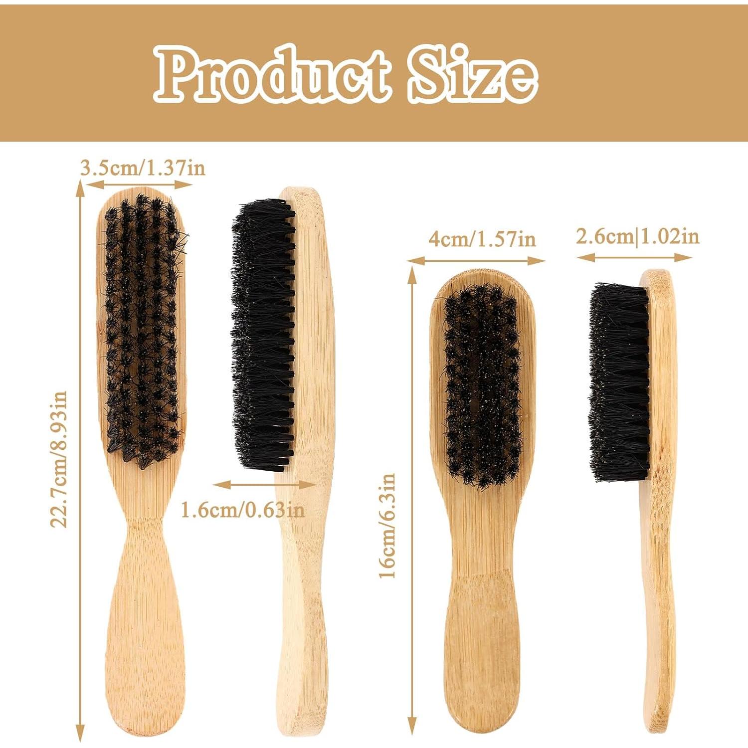 Set de Cepillos Slick Back Xorim - 2 Piezas, Bambú, Suaves