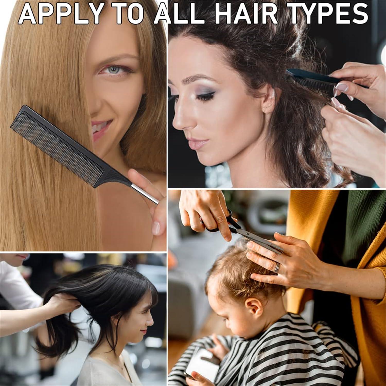 Juego de Peines Negro 3 Piezas Much Hotter - Cepillo y Peine