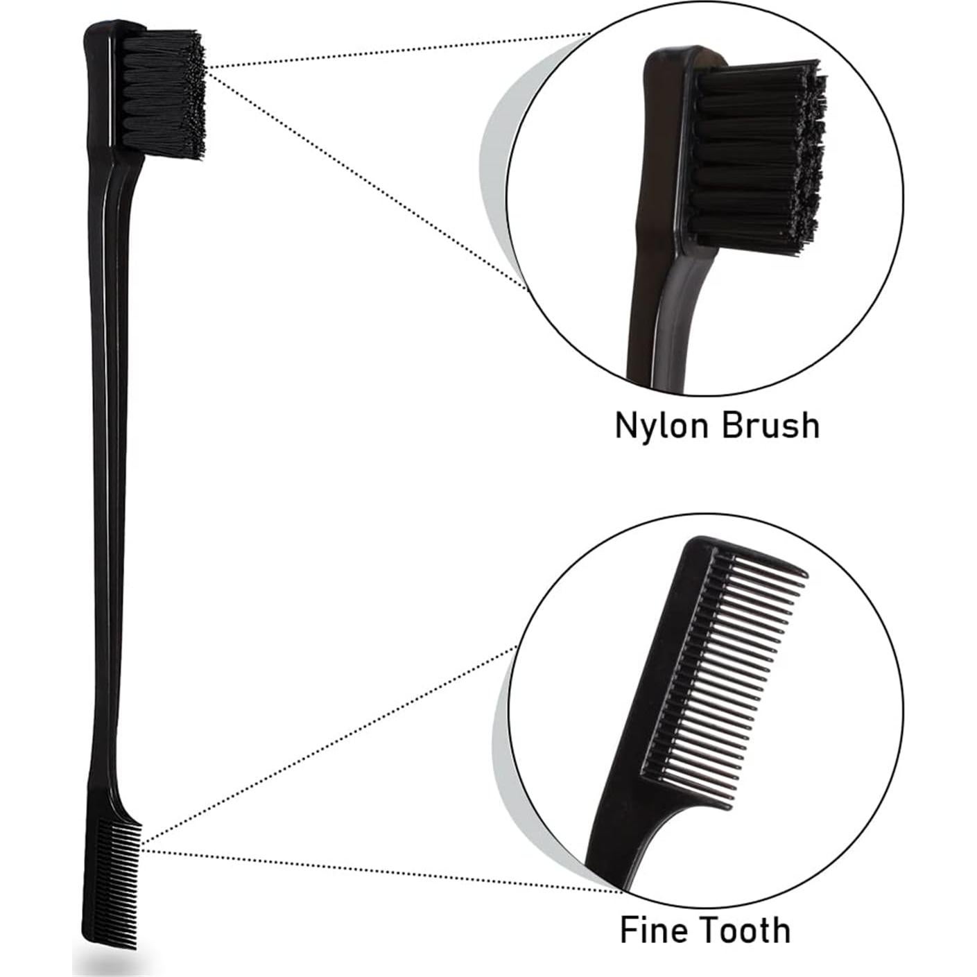 Juego de Peines Negro 3 Piezas Much Hotter - Cepillo y Peine