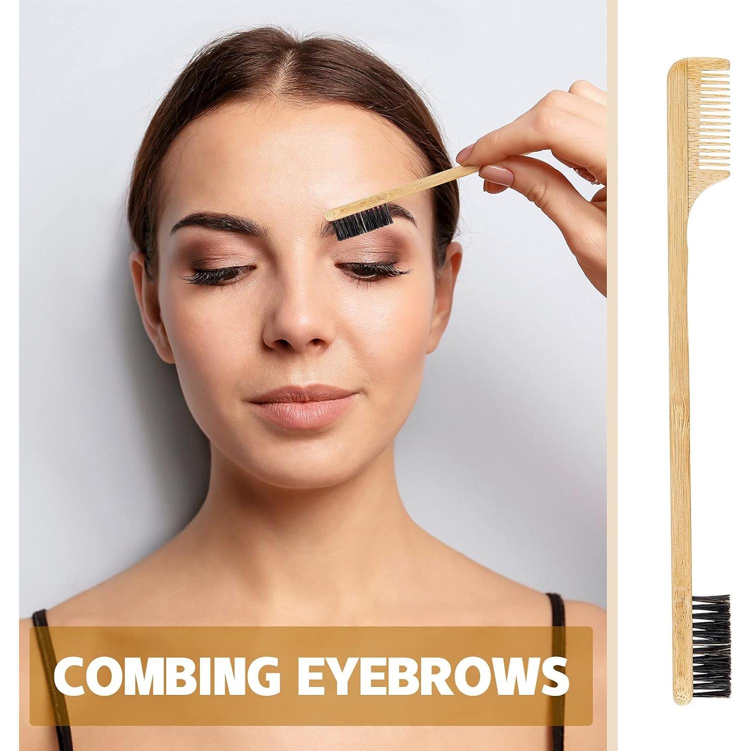 Peine y Cepillo de Bordes 2-en-1 Geiserailie de Madera