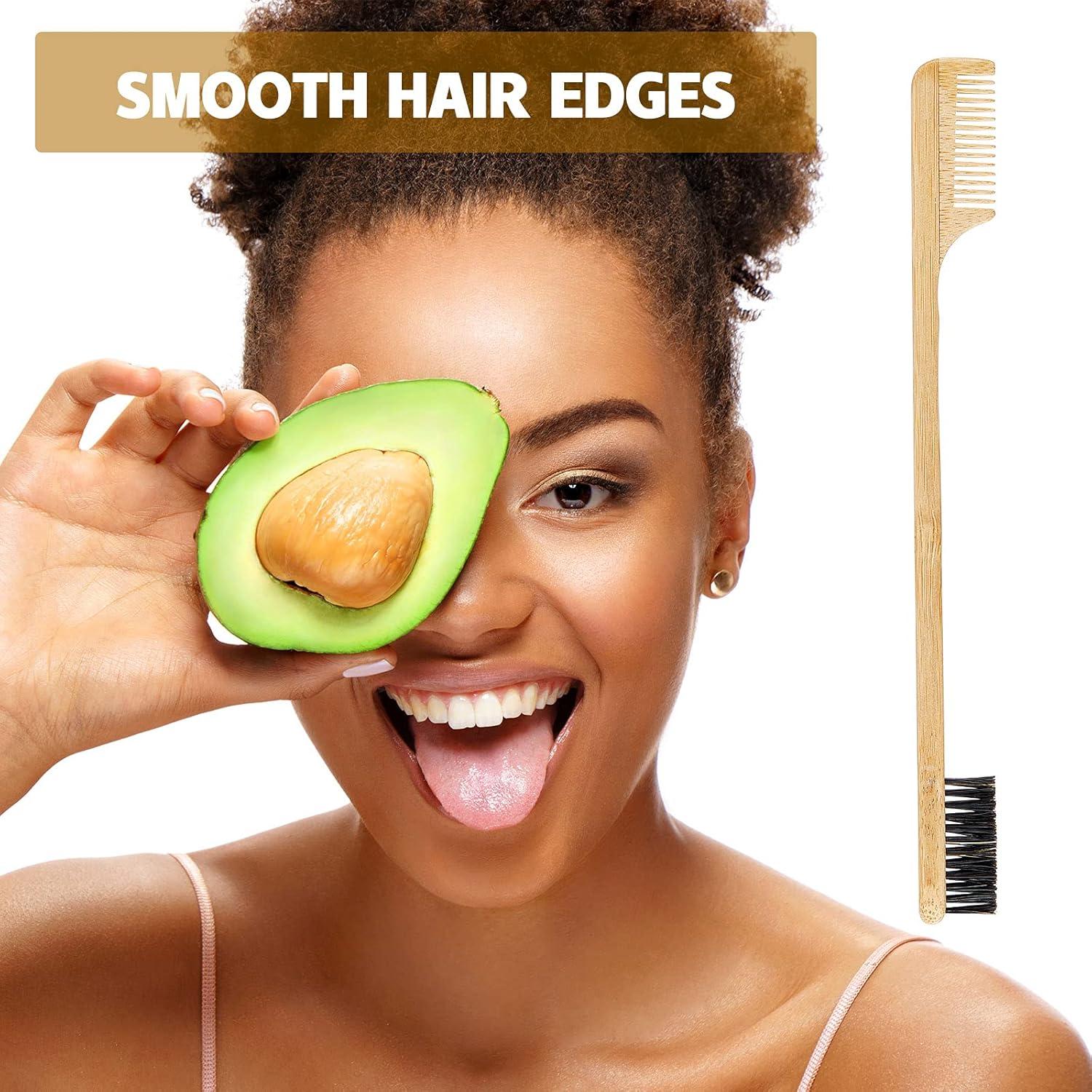 Peine y Cepillo de Bordes 2-en-1 Geiserailie de Madera