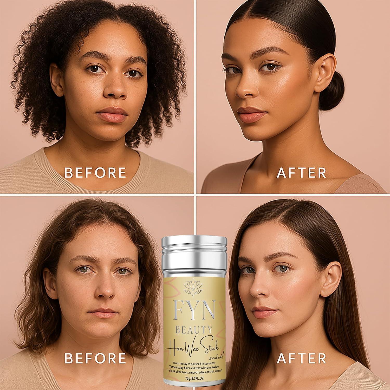 Barra de Cera para Cabello FYN Beauty 75g - Control de Bordes