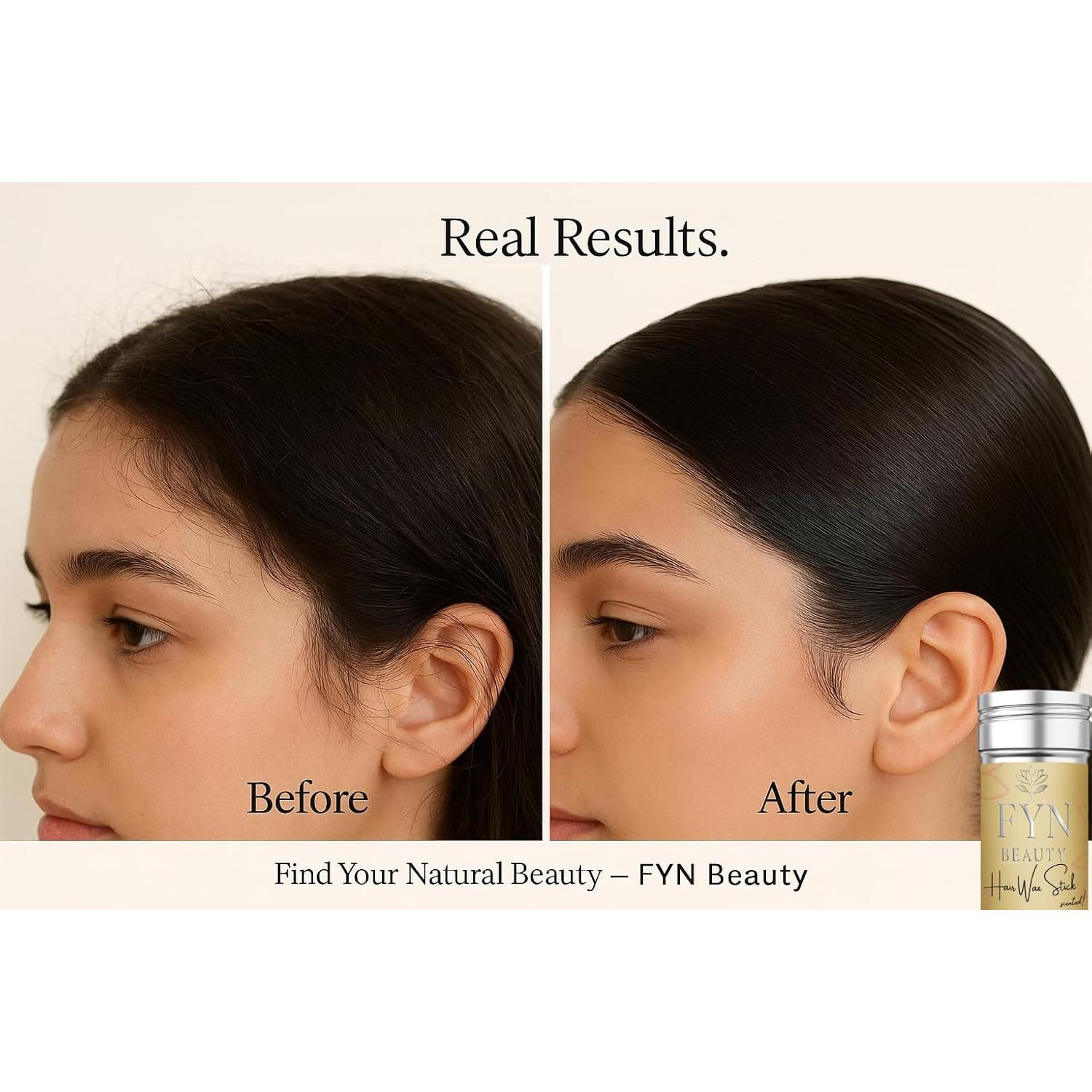 Barra de Cera para Cabello FYN Beauty 75g - Control de Bordes