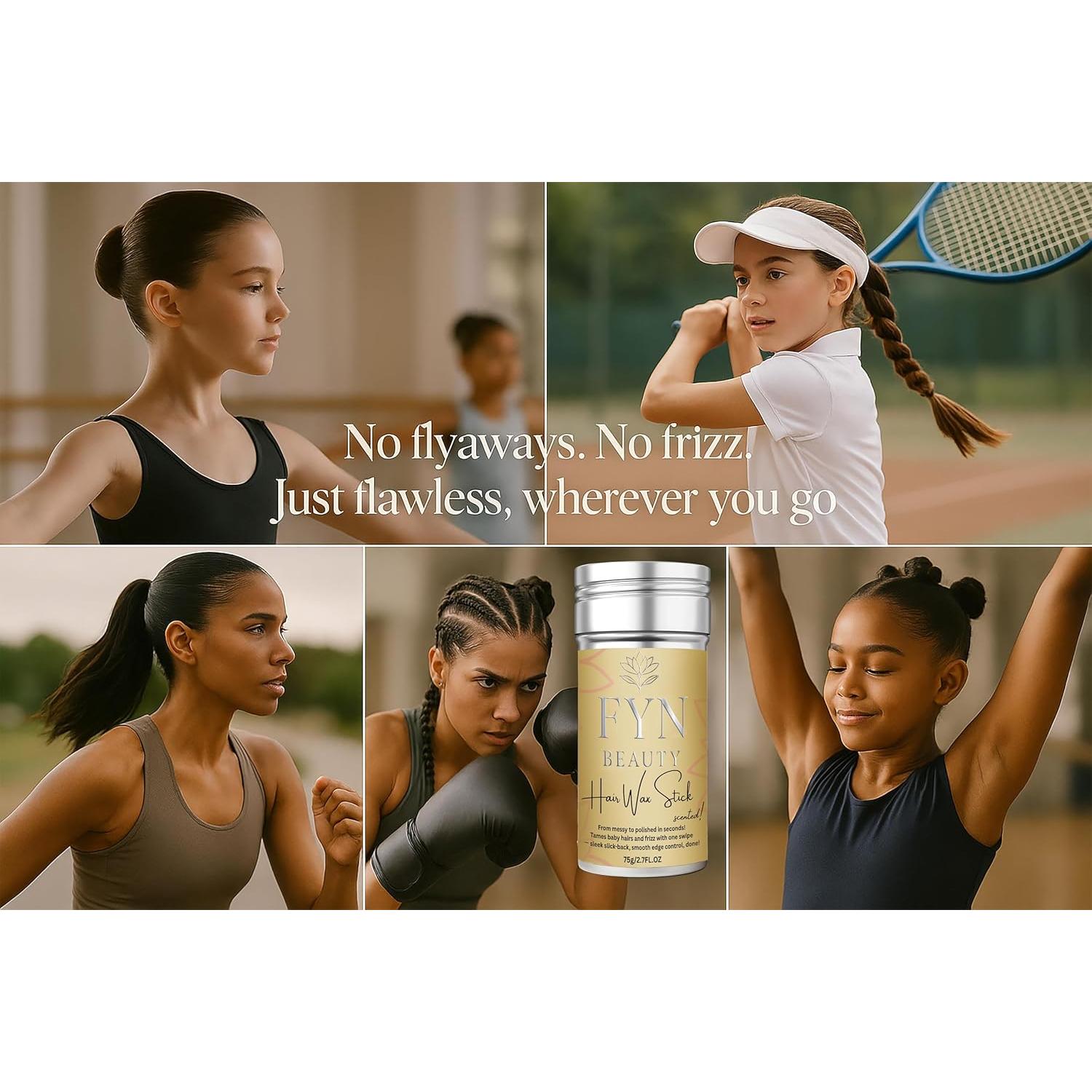 Barra de Cera para Cabello FYN Beauty 75g - Control de Bordes