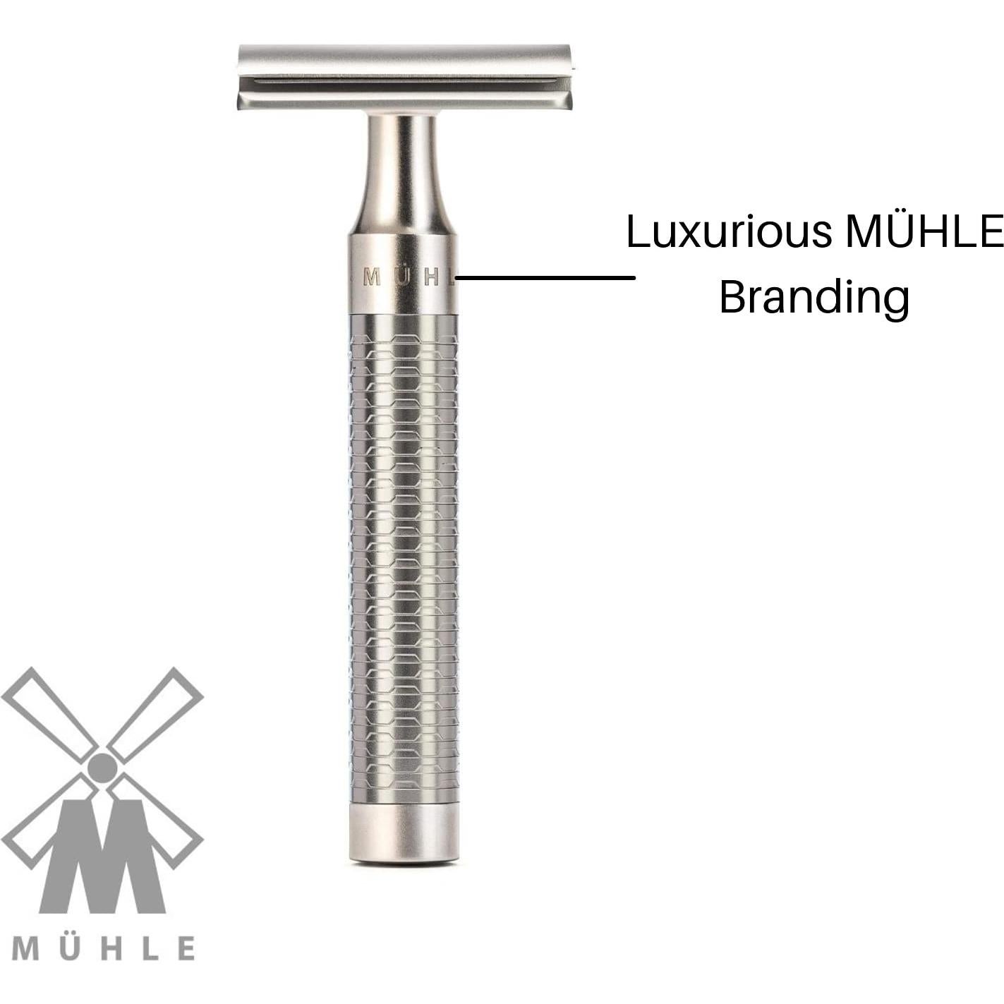Maquinilla de Afeitar MÜHLE ROCCA R94 Doble Filo Acero Inoxidable