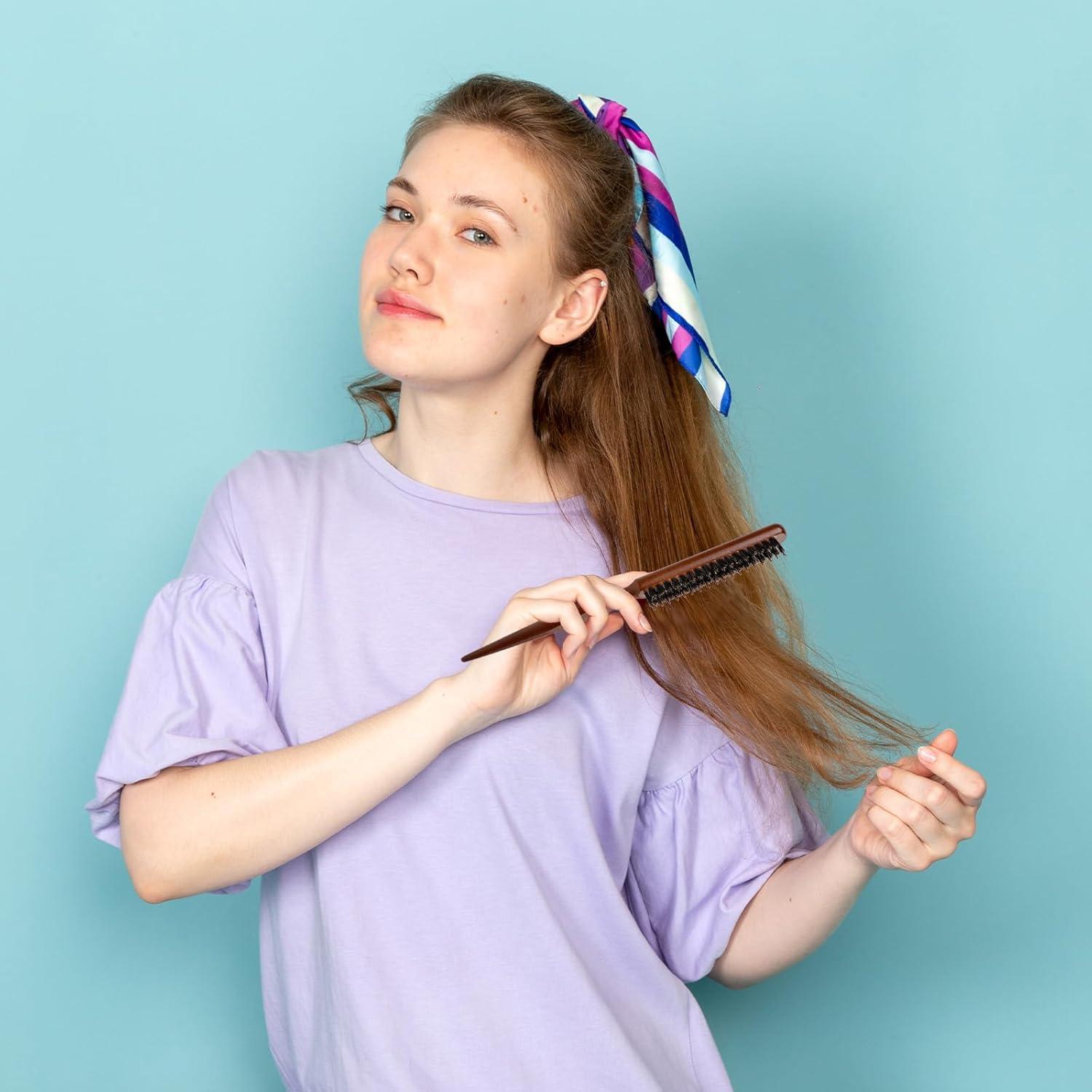 Cepillo de Teasing de Cerda de Jabalí para Peinado - 24 cm