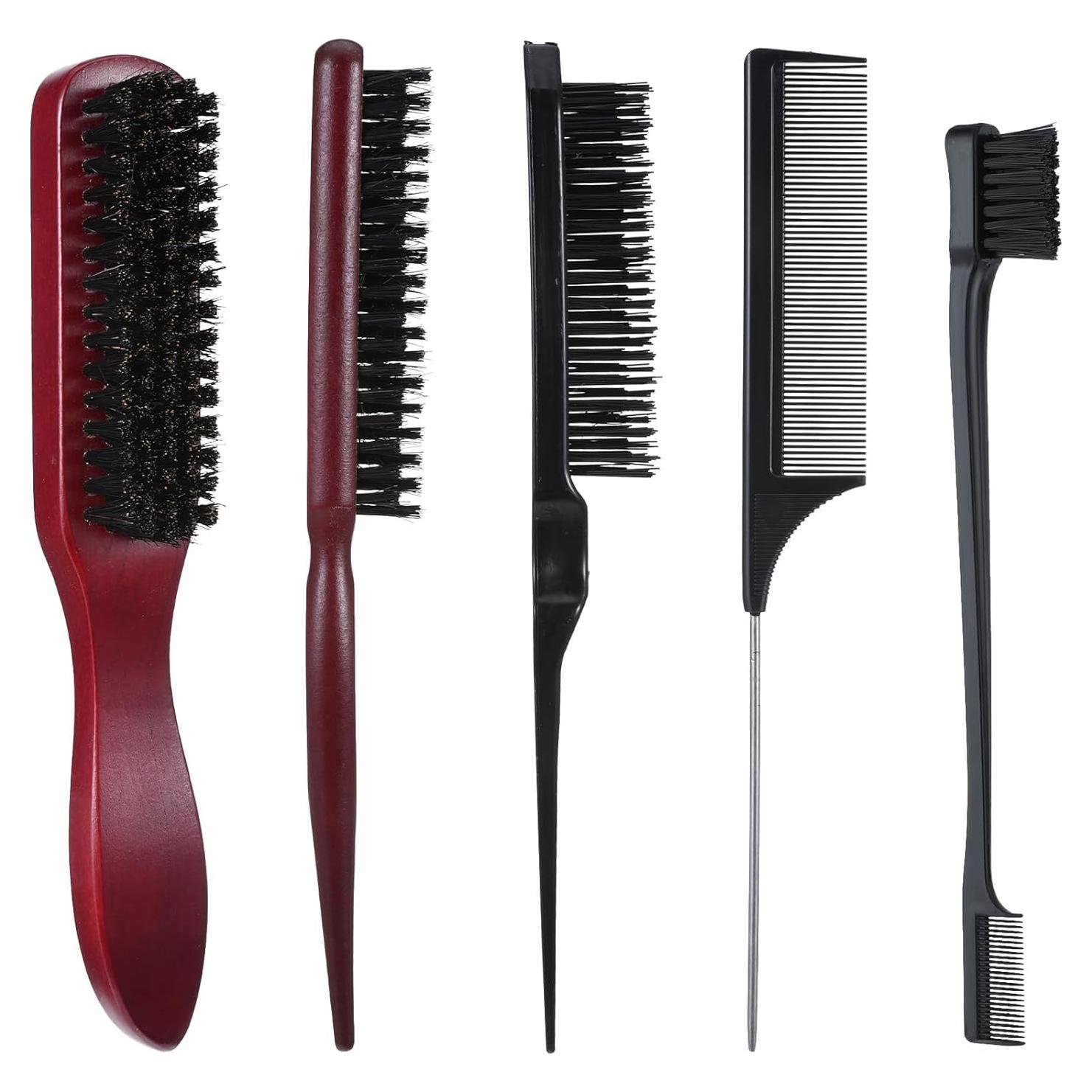 Juego de Cepillos para Cabello Cobee 5 Pcs - Control de Bordes