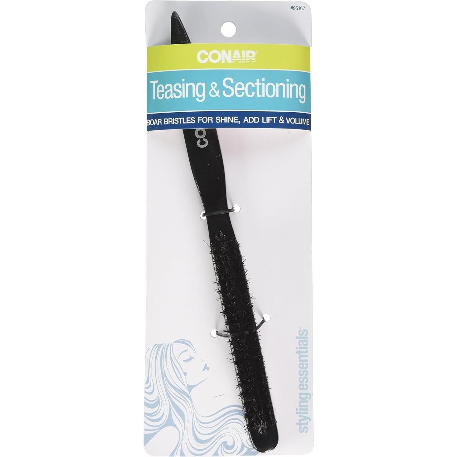 Cepillo de Teasing Slim Conair - Cerda Mixta Jabalí 24cm