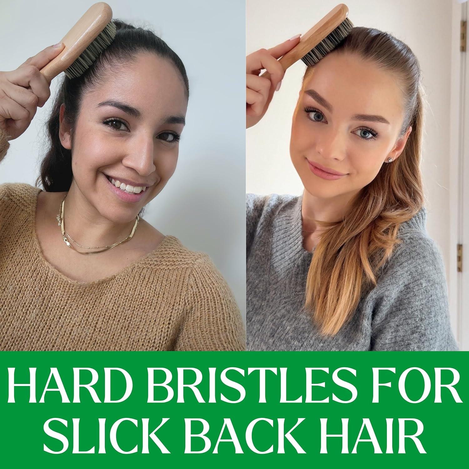 Cepillo de Cerdas Duras GranNaturals para Cabello Grueso y Rizado