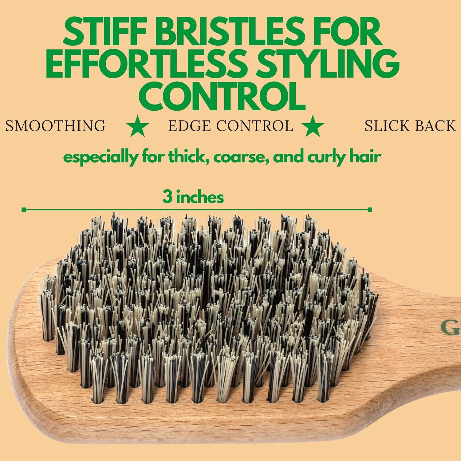 Cepillo de Cerdas Duras GranNaturals para Cabello Grueso y Rizado