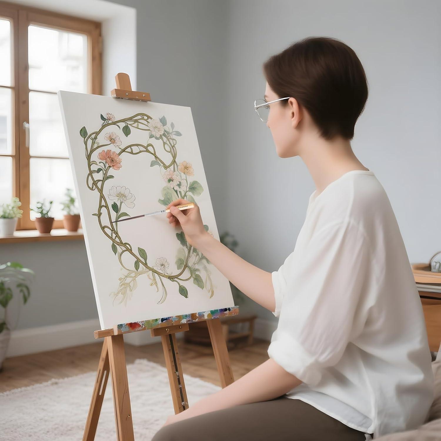 Pinceles Fuumuui Long Liner 3pcs - Cerda Sintética para Detalle