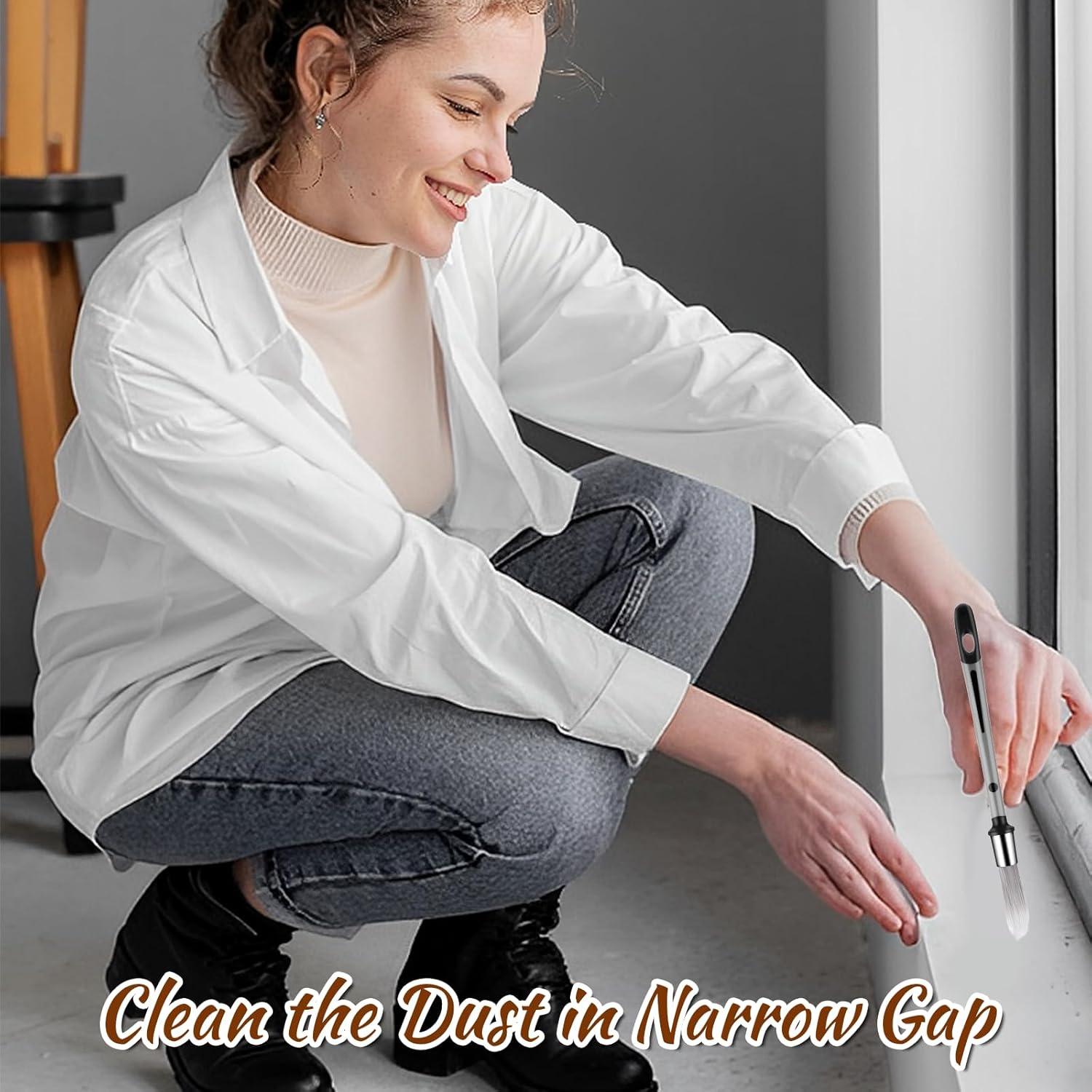 Juego de 4 Pinceles de Pintura Larrel para Detalles 0.94 cm