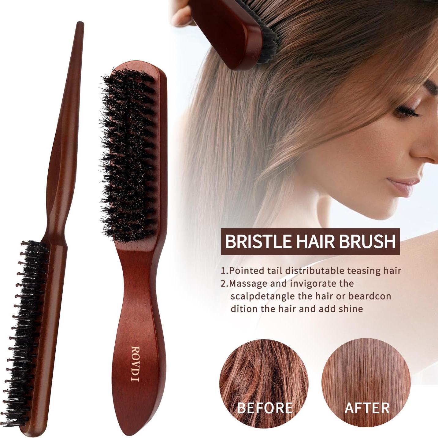 Set de 5 Piezas de Cepillos y Peines ROVID para Estilizado