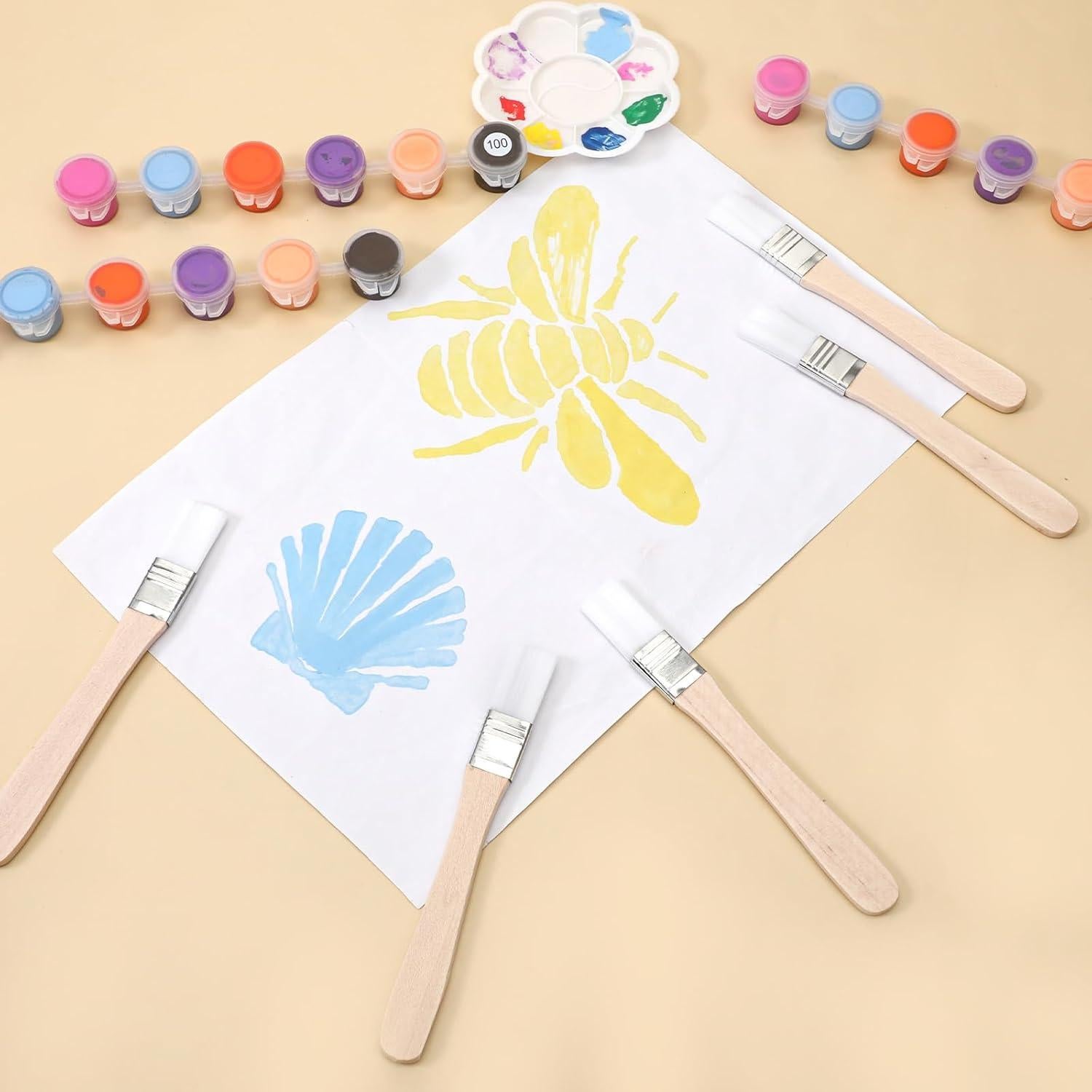 Set de 12 Brochas de Pintura Pequeñas Aysatogc 13x1.5cm