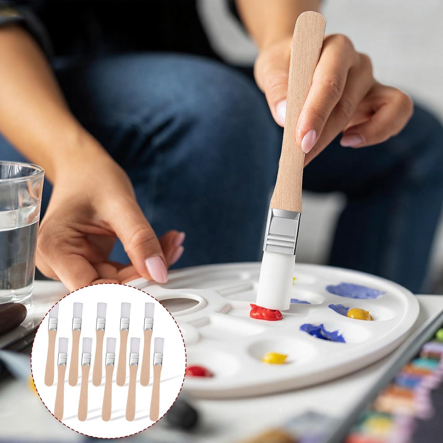 Set de 12 Brochas de Pintura Pequeñas Aysatogc 13x1.5cm