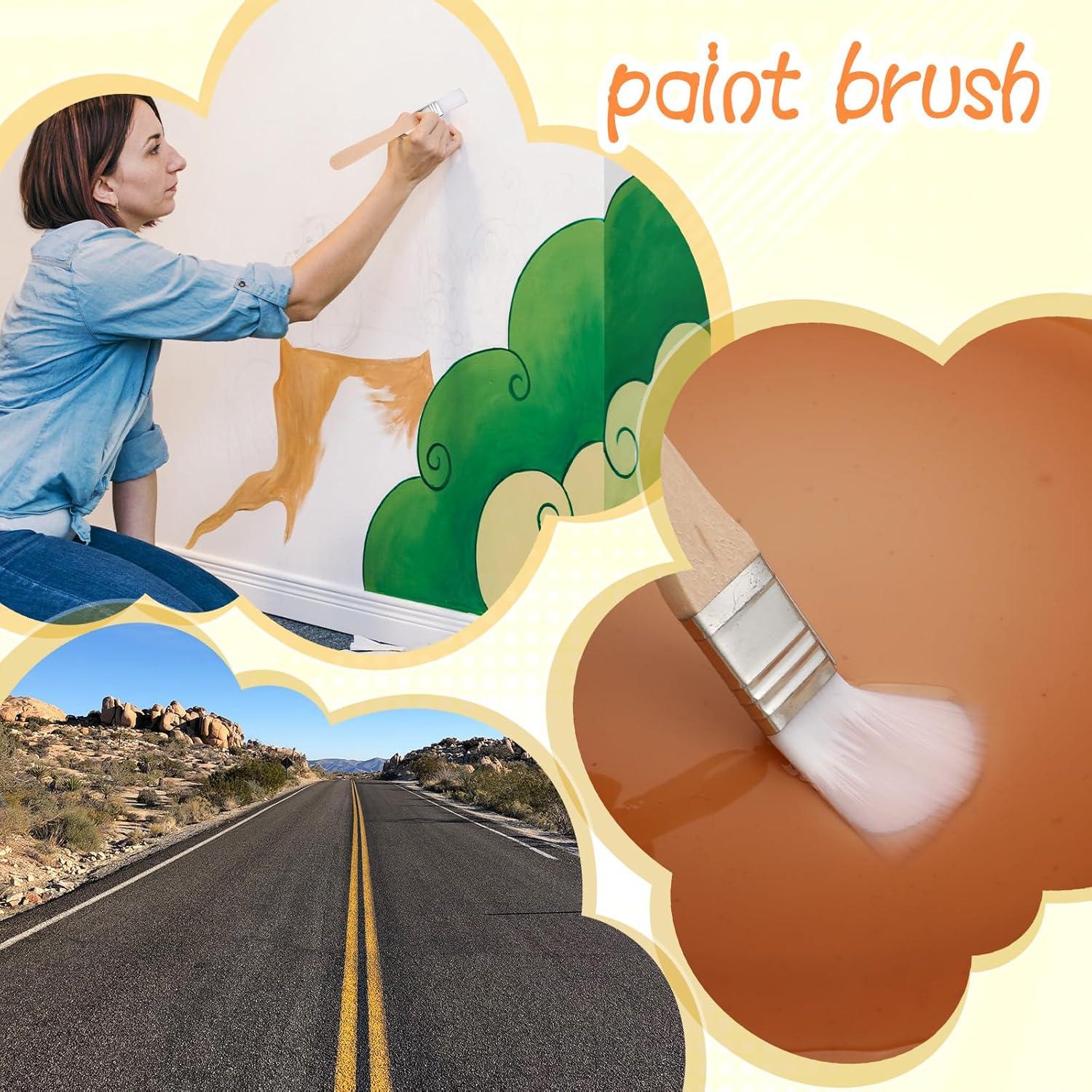 Set de 12 Brochas de Pintura Pequeñas Aysatogc 13x1.5cm