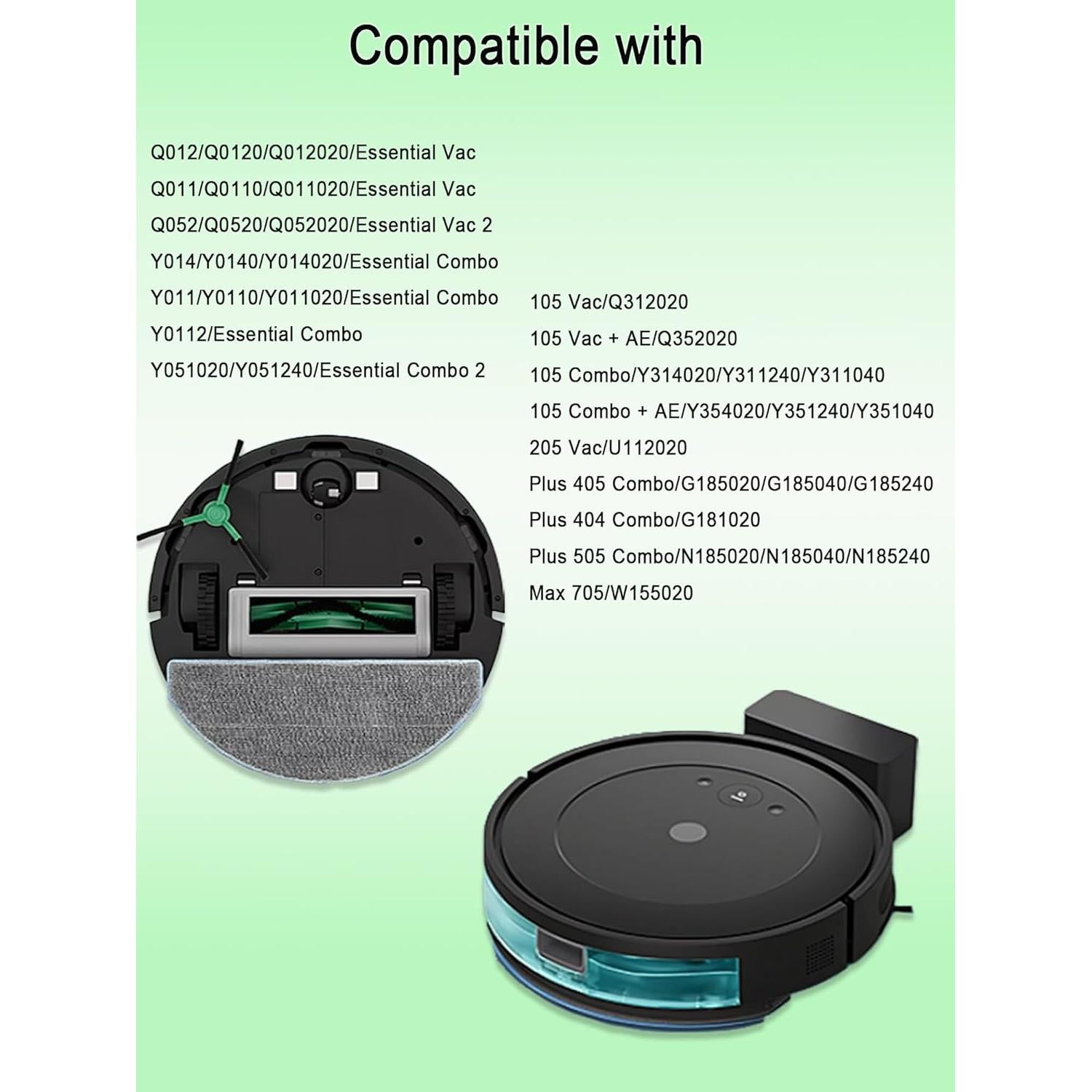 Repuestos Cepillo Lateral iRobot Roomba E-HAO 8 Piezas