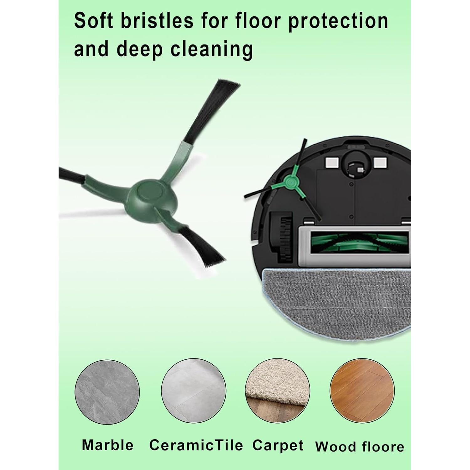 Repuestos Cepillo Lateral iRobot Roomba E-HAO 8 Piezas