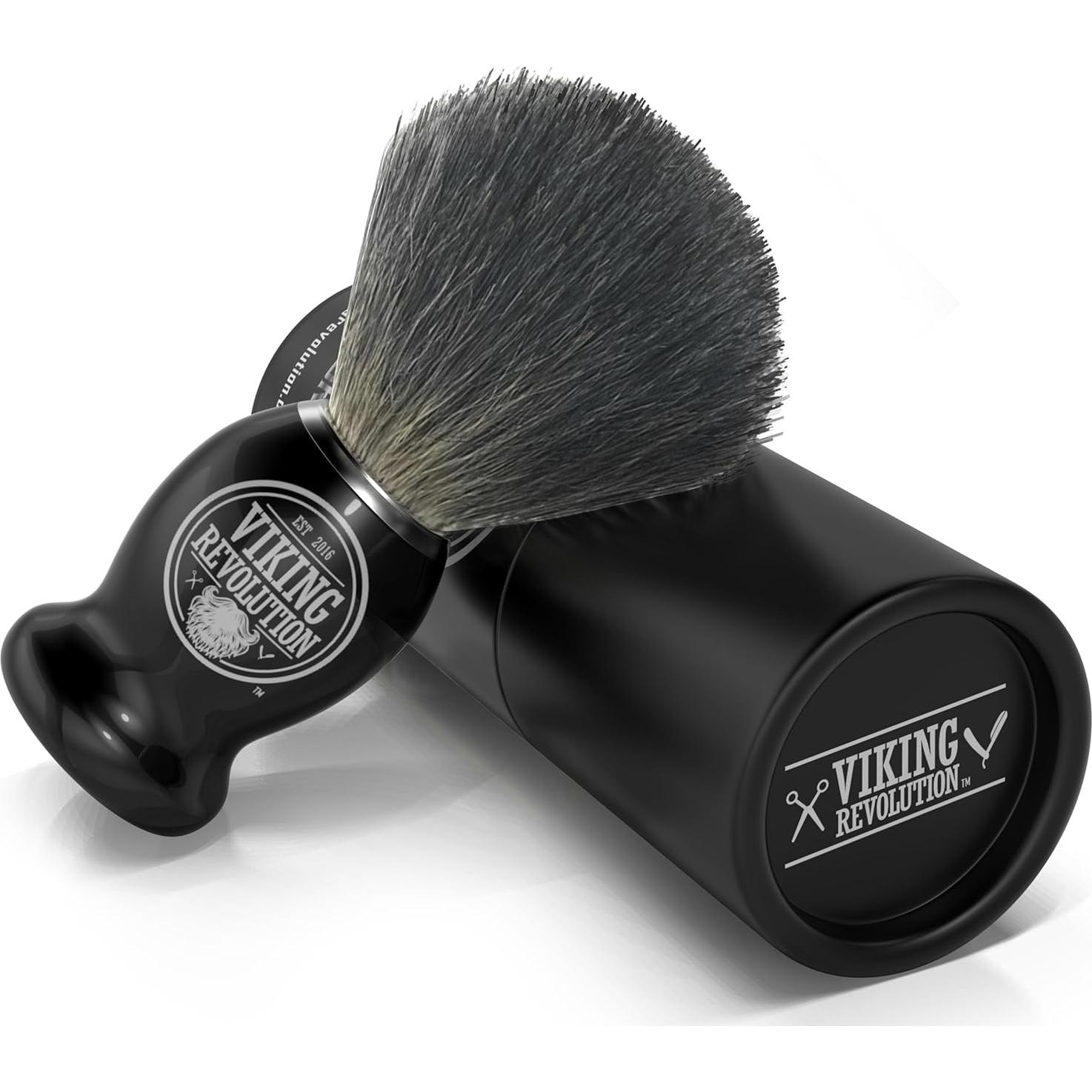 Brocha de Afeitar Viking Revolution de Tejón 100% Natural