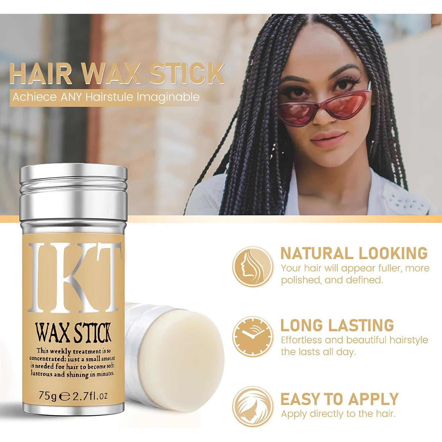 Cera para Cabello VOLLUCK 75g + 4 Cepillos Estilizador