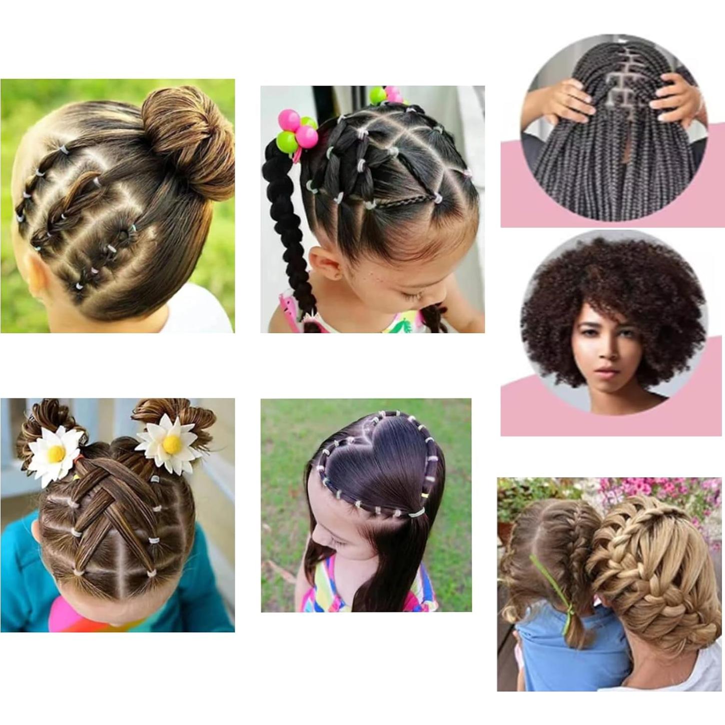 Juego de Peines Rosa 5 Piezas para Cabello Lacio - Genérico