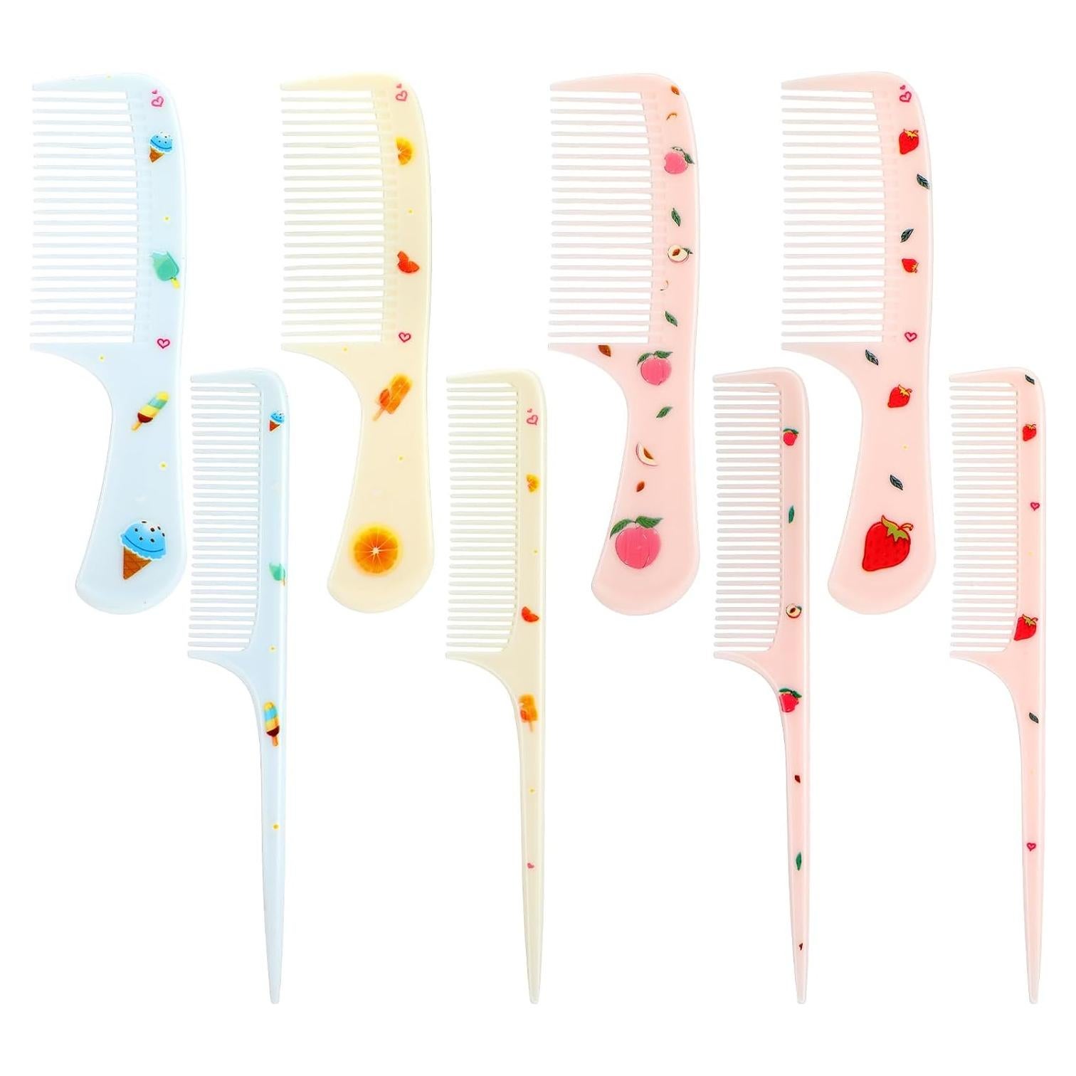 Juego de 8 Peines para Niños Kifmurase - Colores Vibrantes