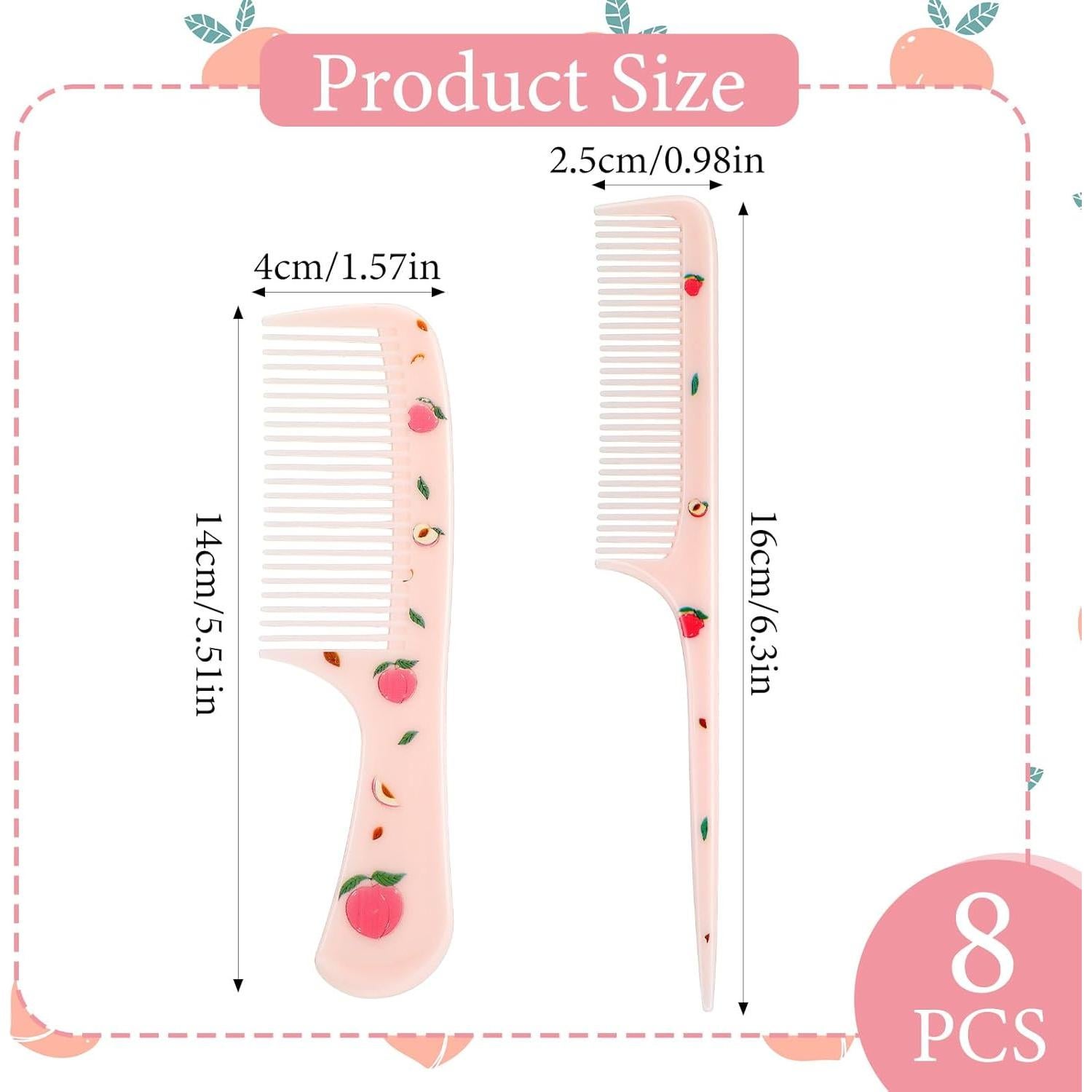 Juego de 8 Peines para Niños Kifmurase - Colores Vibrantes