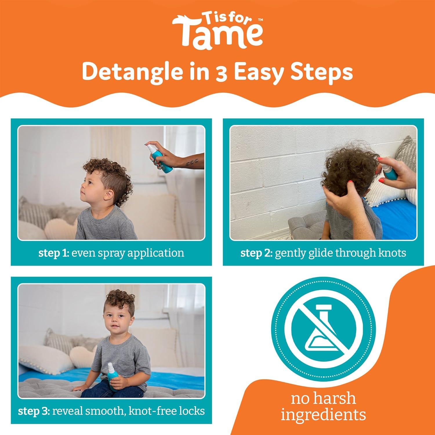 Set de Cuidado Capilar T es para Domar - Spray y Cepillo