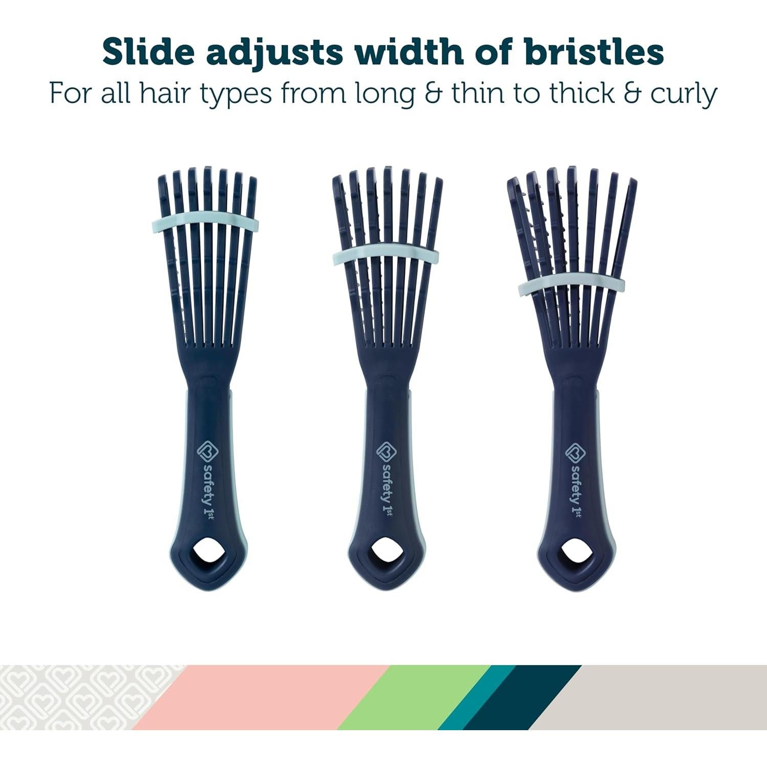 Cepillo Desenredante Safety 1st Ajustable para Todos los Cabellos