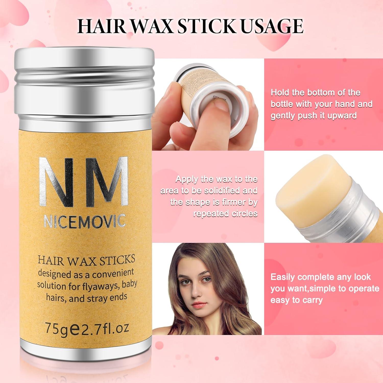 Juego de Barra de Cera para Cabello NICEMOVIC - 6 Piezas