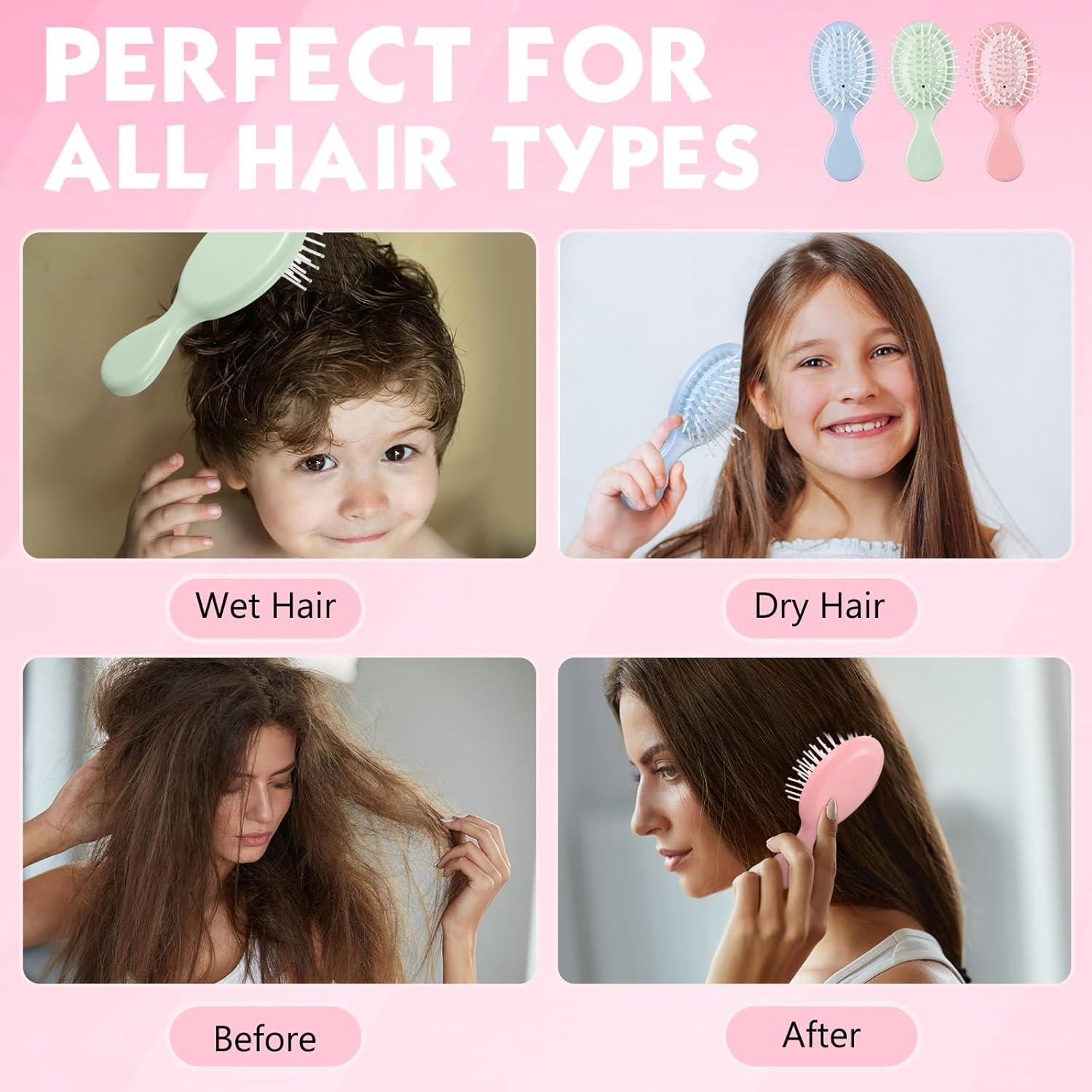 Set de 56 Piezas de Cepillos y Peines para el Cabello Gerrii