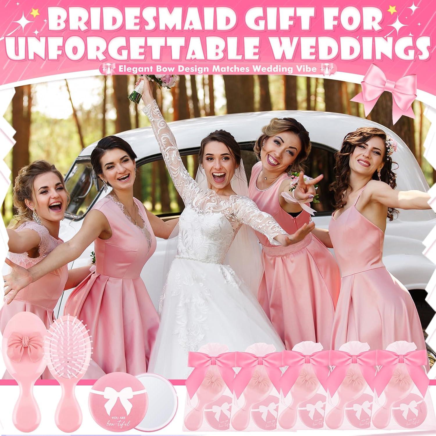 Conjunto de 12 Favoritos de Fiesta Rosa JolliKids con Espejo y Cepillo