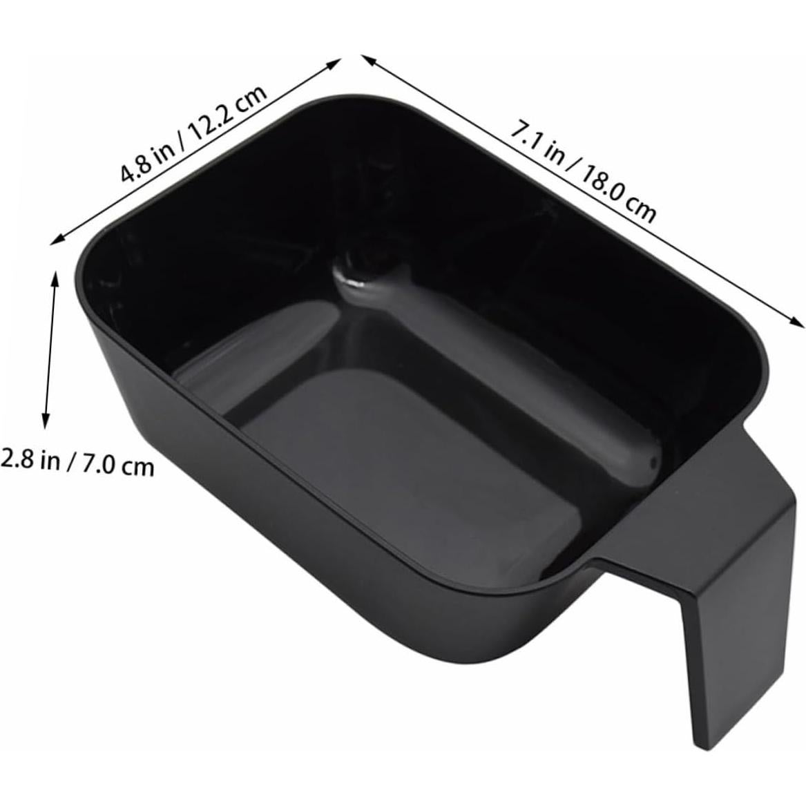 2 Tazones para Tinte de Cabello Beatifufu 18x12.2cm Negro