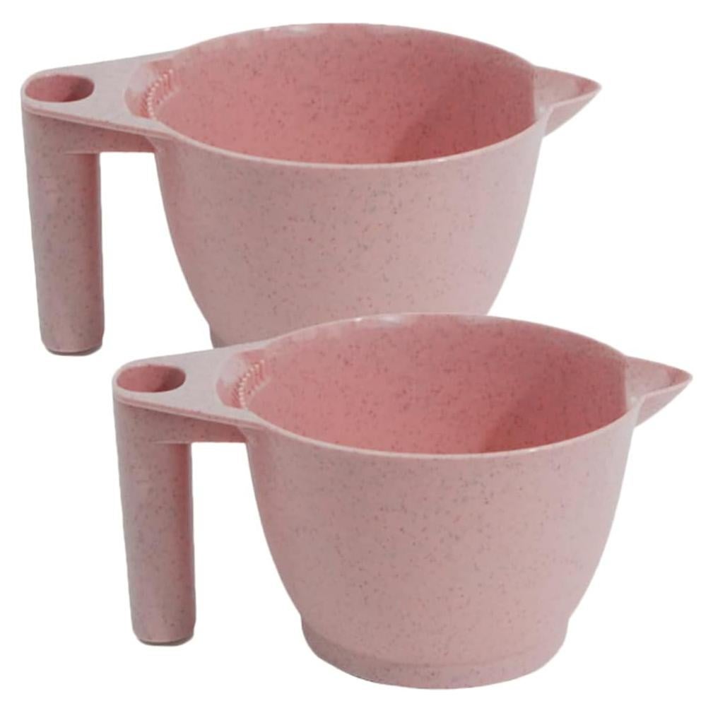 Set 2 Tazones para Teñir Cabello Minkissy Rosa 17x9cm