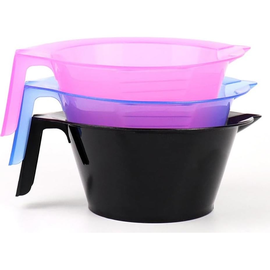 Tazones para Color de Cabello Lasenersm - 2 Piezas Negro