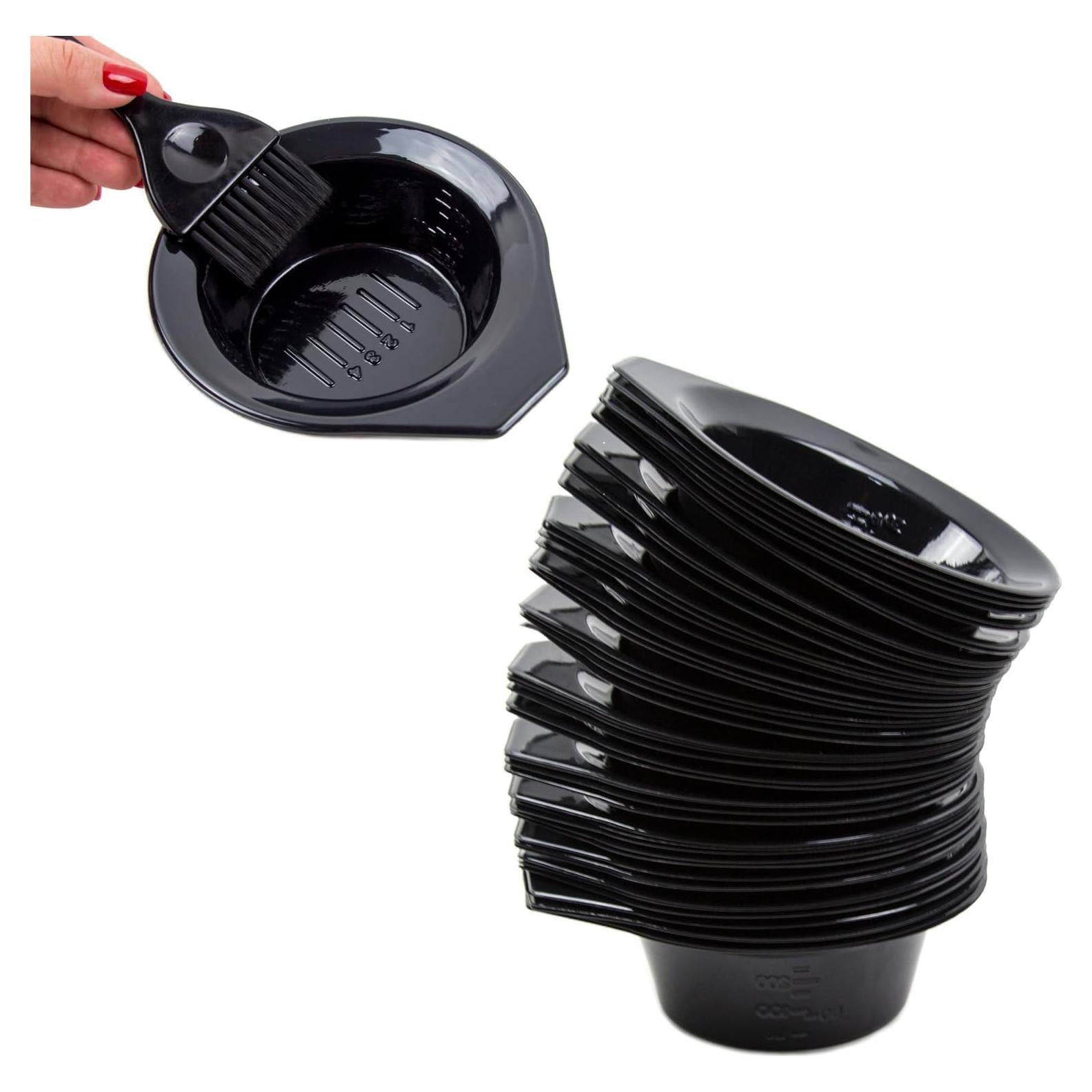 Tazones desechables para tinte de cabello Salon Supply Co - 50 unidades