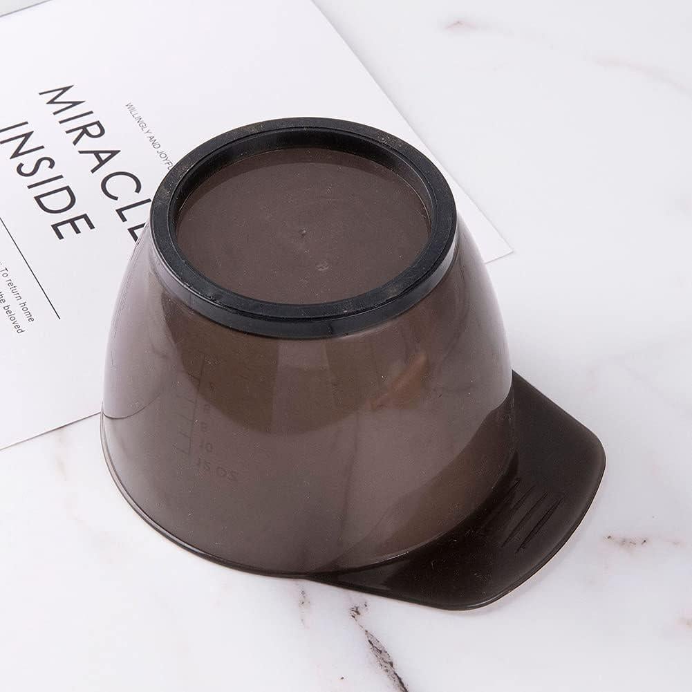 Tazones de Mezcla para Cabello UUYYEO 4 Pcs Plástico 14.8cm