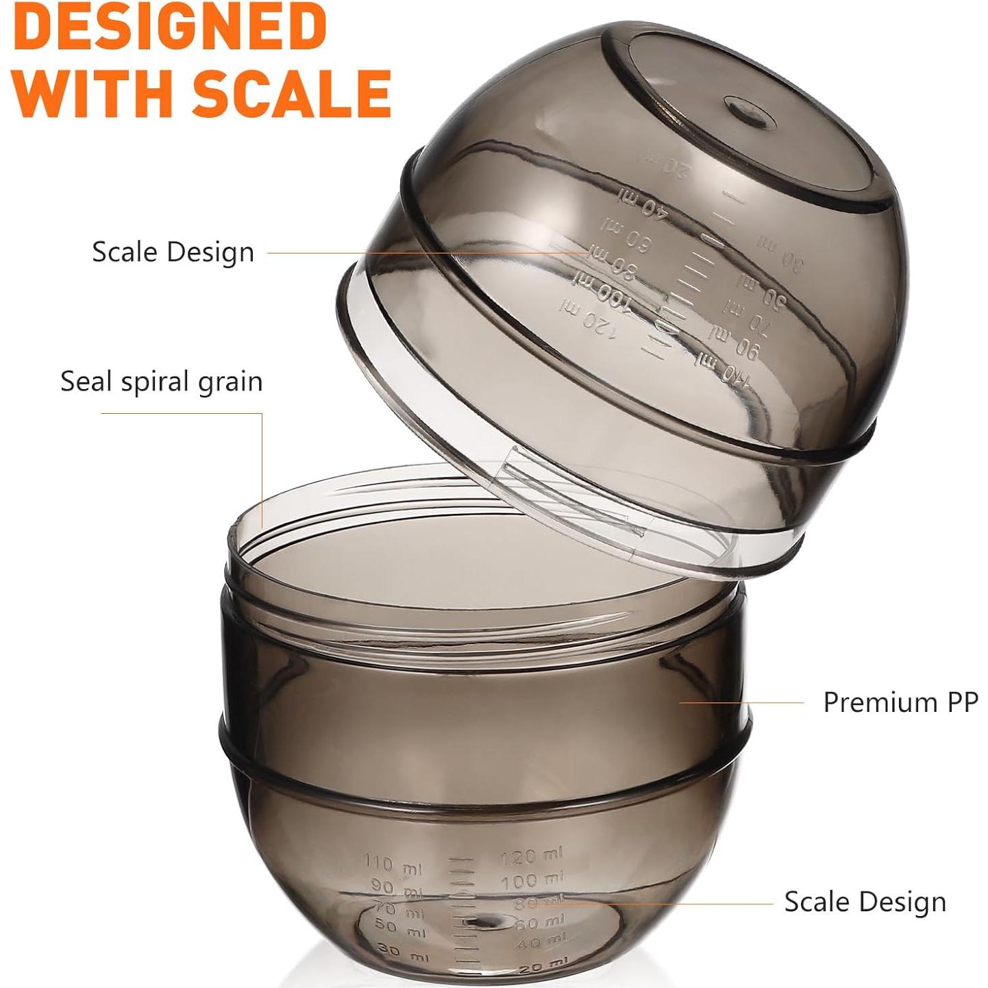 Taza Medidora de Tinte para Cabello Minkissy 14x5.5cm