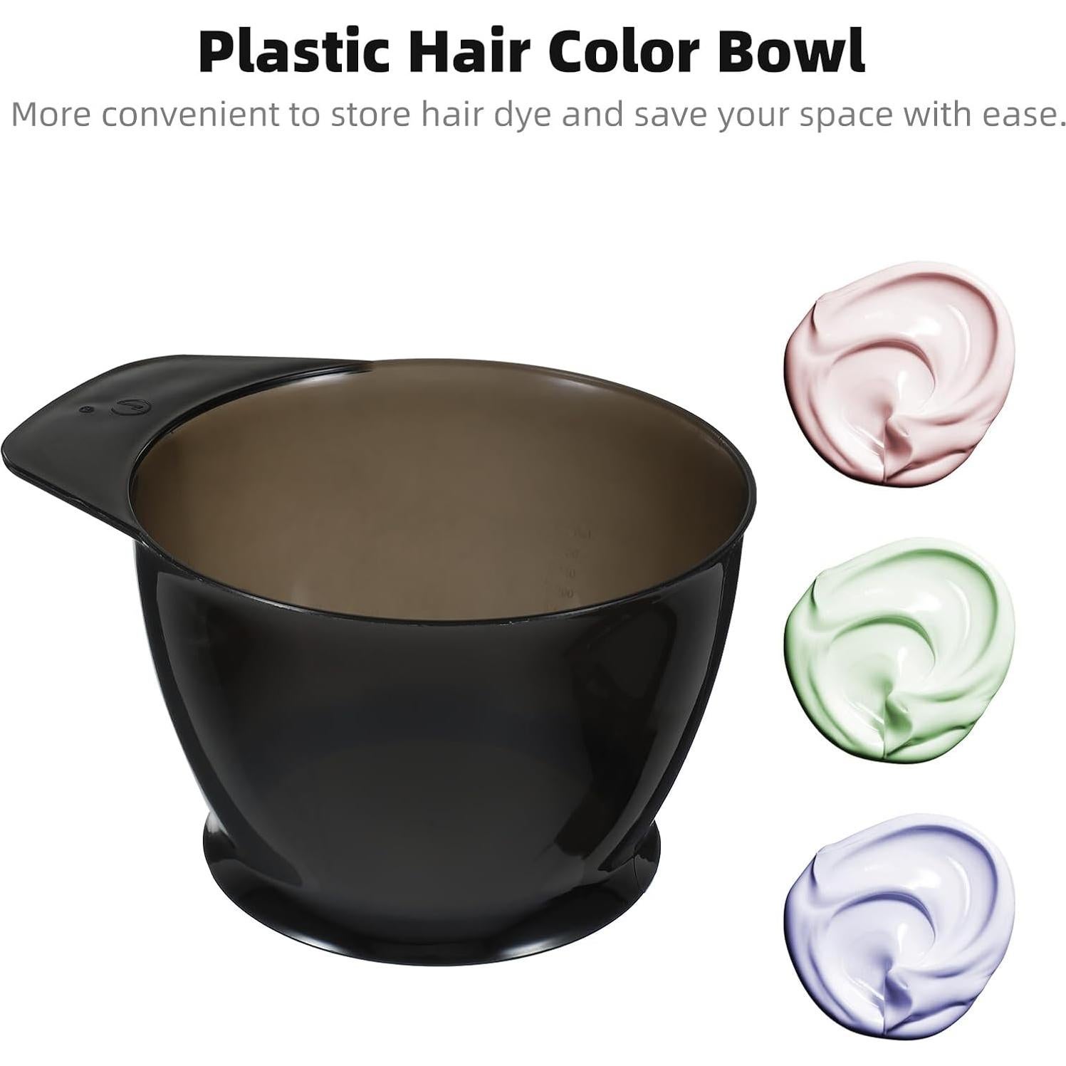 Juego de Cuencos para Tinte de Cabello SHERCHPRY 2 Pcs Antideslizante