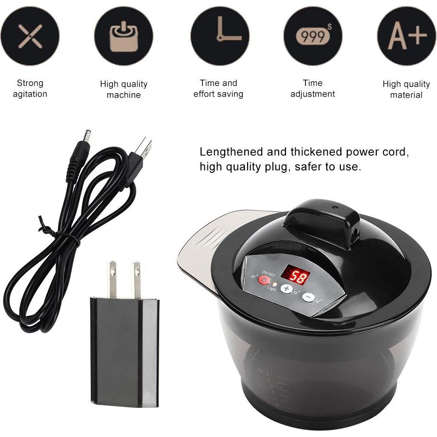 Tazón Mezclador Eléctrico YOUTHINK para Tinte de Cabello