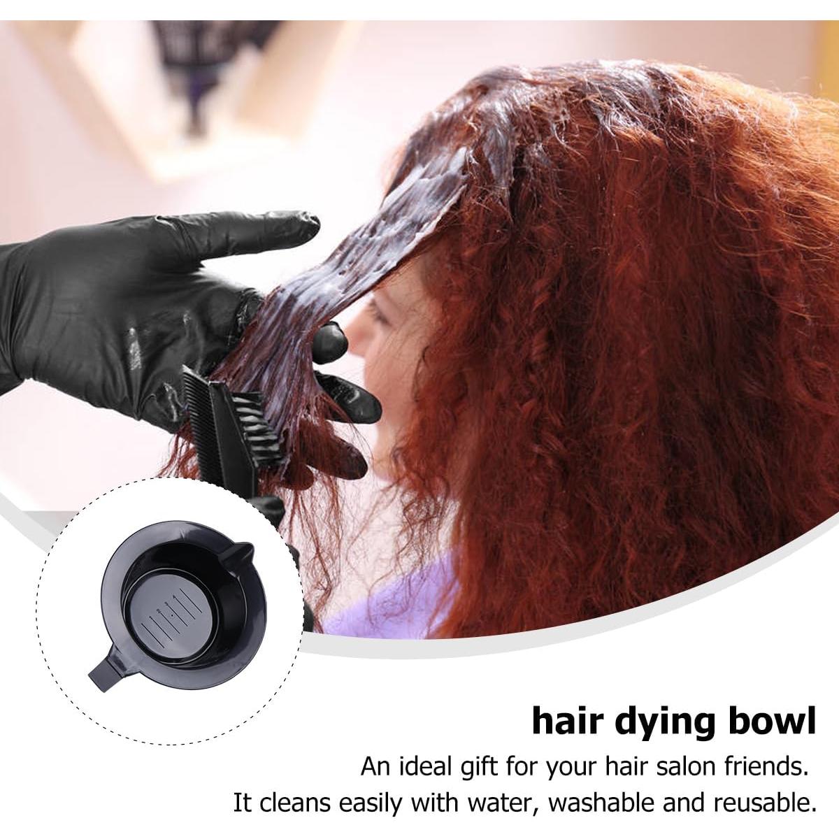 Set de 4 Cuencos de Plástico Lurrose para Teñir Cabello