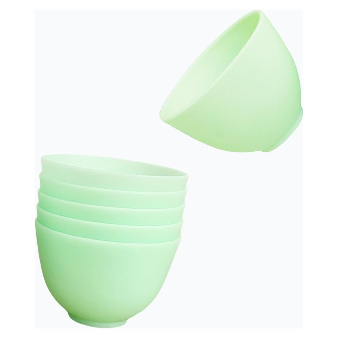 Juego de 6 Tazones de Silicona PLINNILUY para Mascarillas 8.4 cm