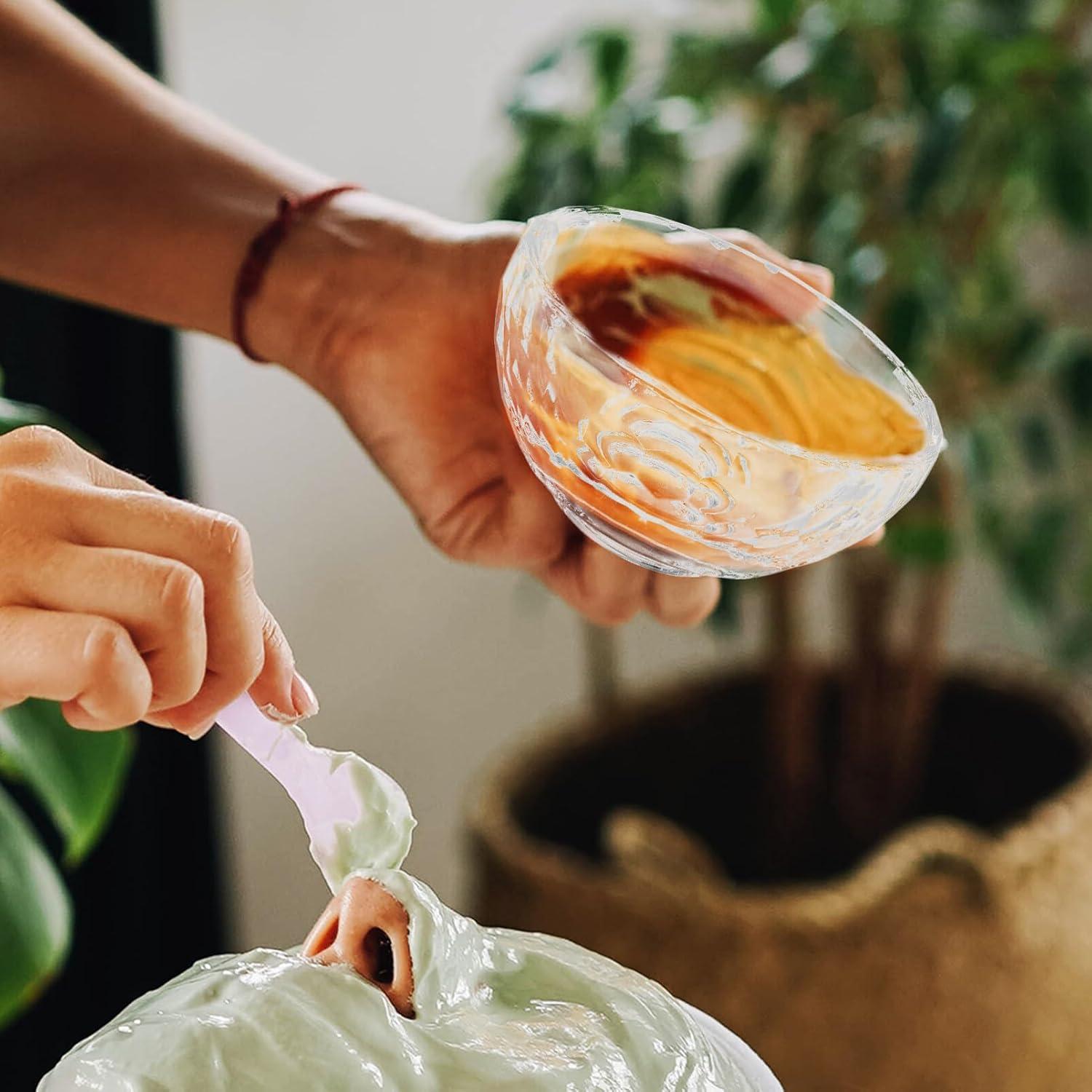 Tazón de Vidrio Beavorty para Máscaras Faciales 7.8cm