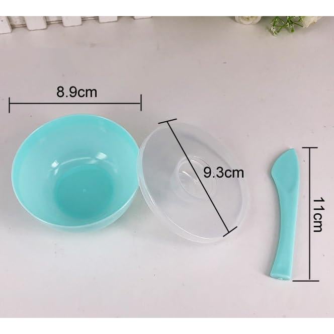 Juego de 3 Cuencos de Plástico para Mezclar Máscaras Faciales