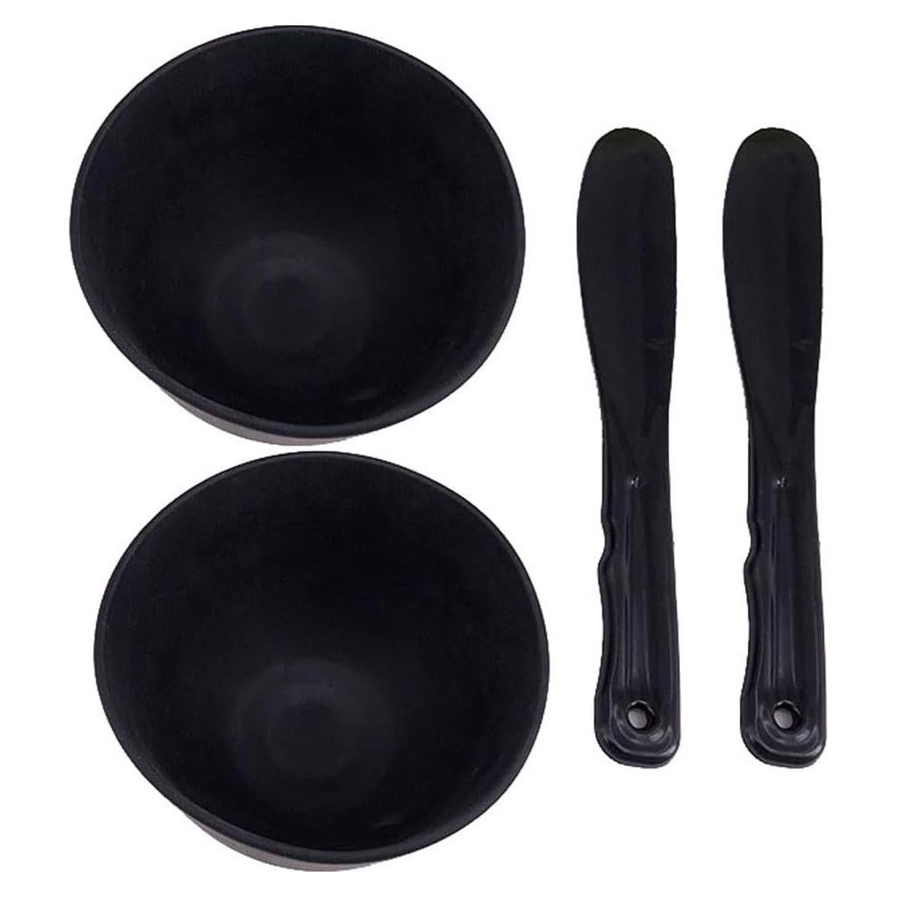 Kit de Tazones de Silicona y Espátulas Luzen - 2 Piezas