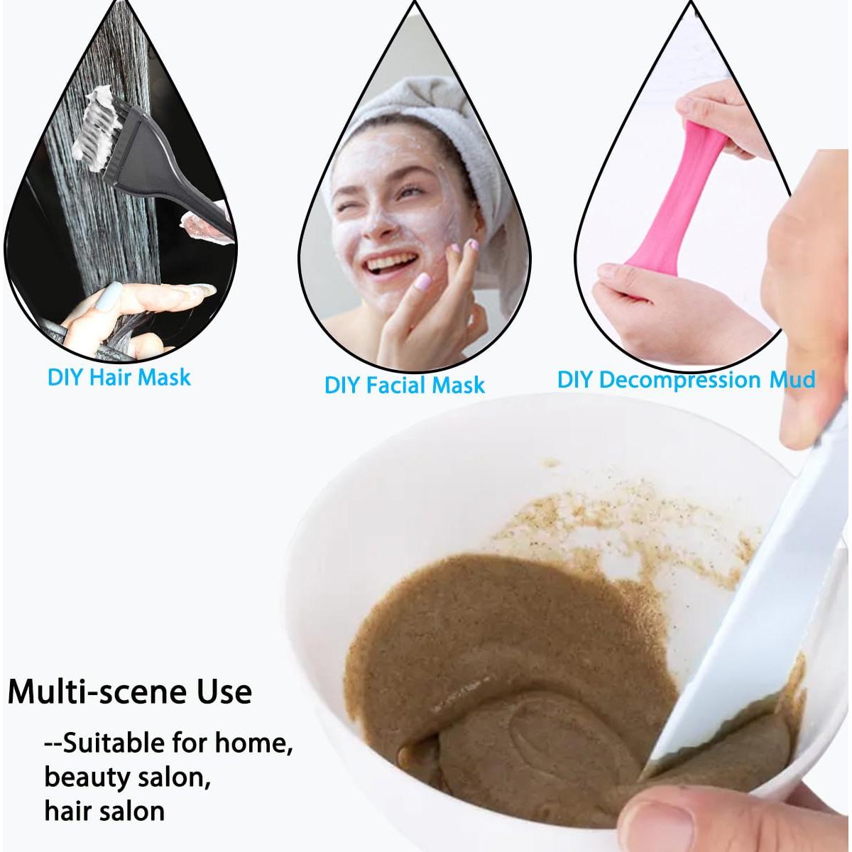 Juego de 4 Piezas de Tazones Mezcladores de Silicona PLINNILUY